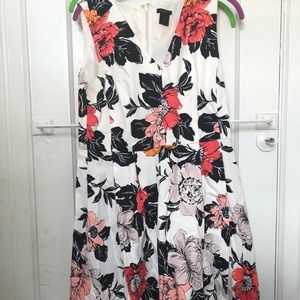Floral A-line dress
